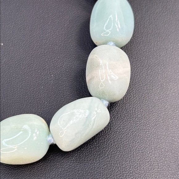 GSJ 925 Chunky Stone Necklace - Picture 5 of 9